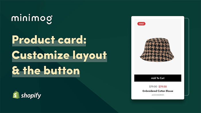 Setting product card